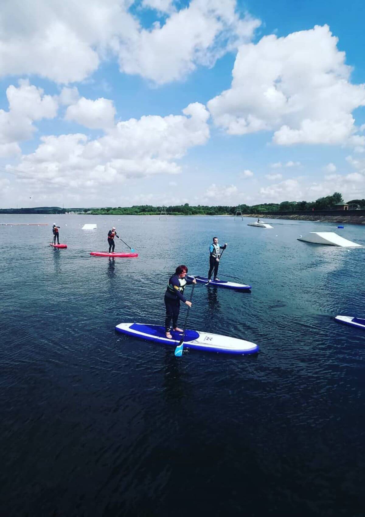 Paddle boarding in Burntwood, West Midlands