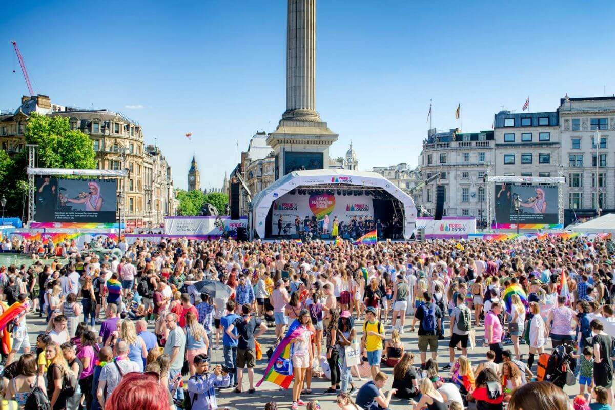 Attend Pride in London for a day out in July