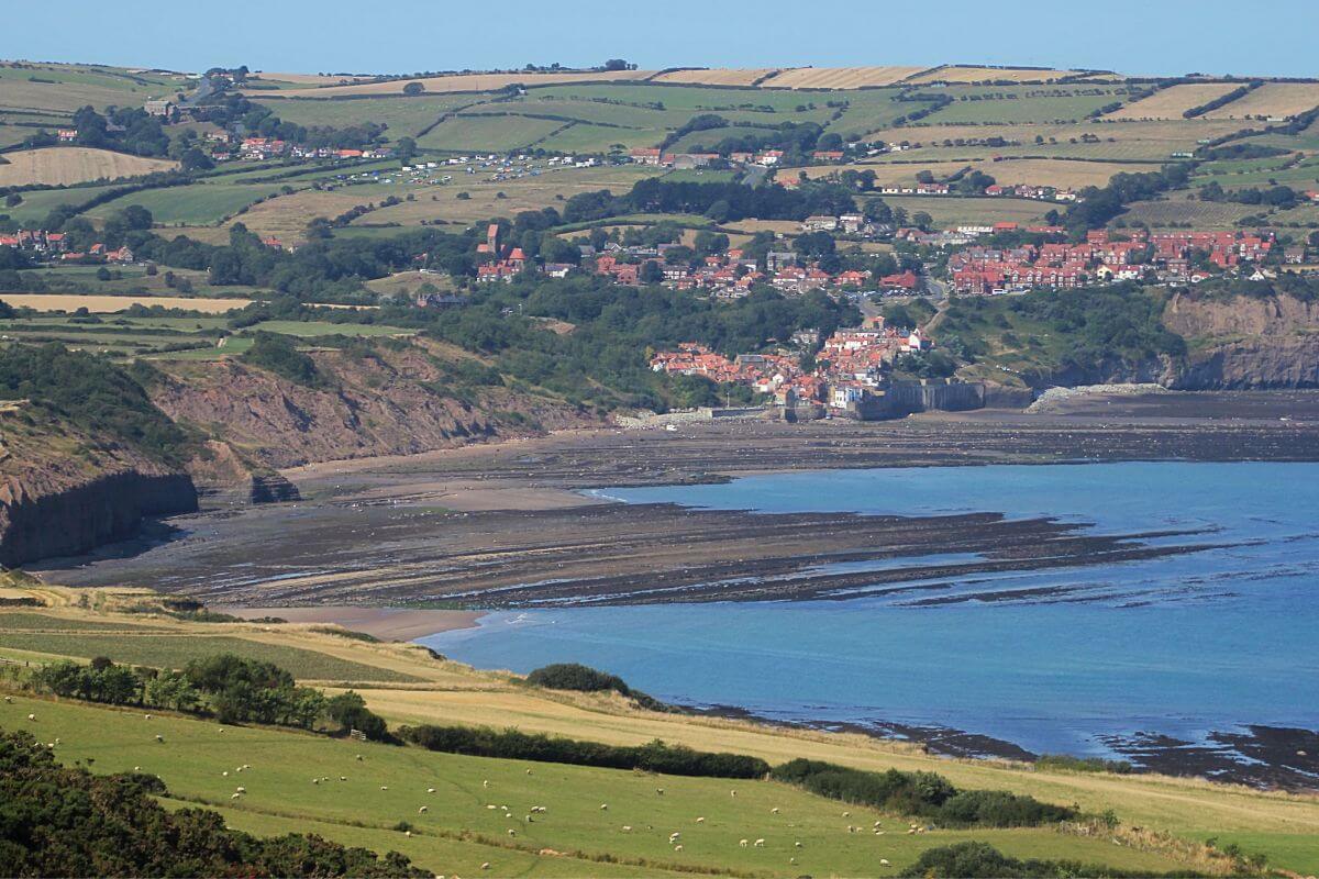 Robin Hood’s Bay Beach in Yorkshire