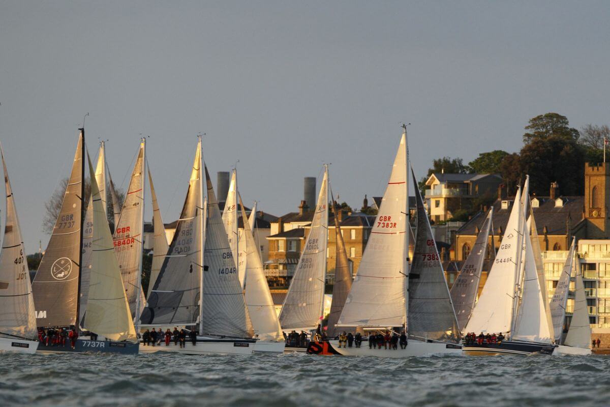 Day out in July at the Round the Island Race