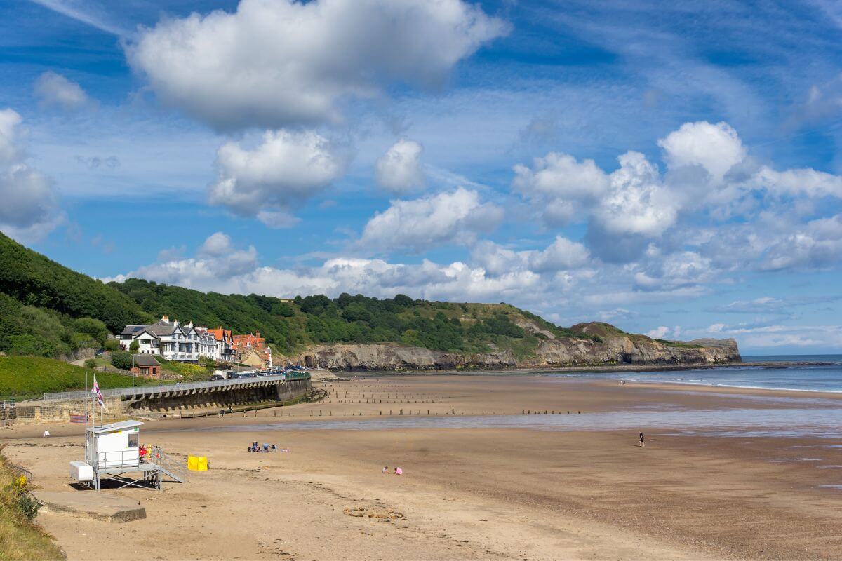 Sandsend Beach in Yorkshire