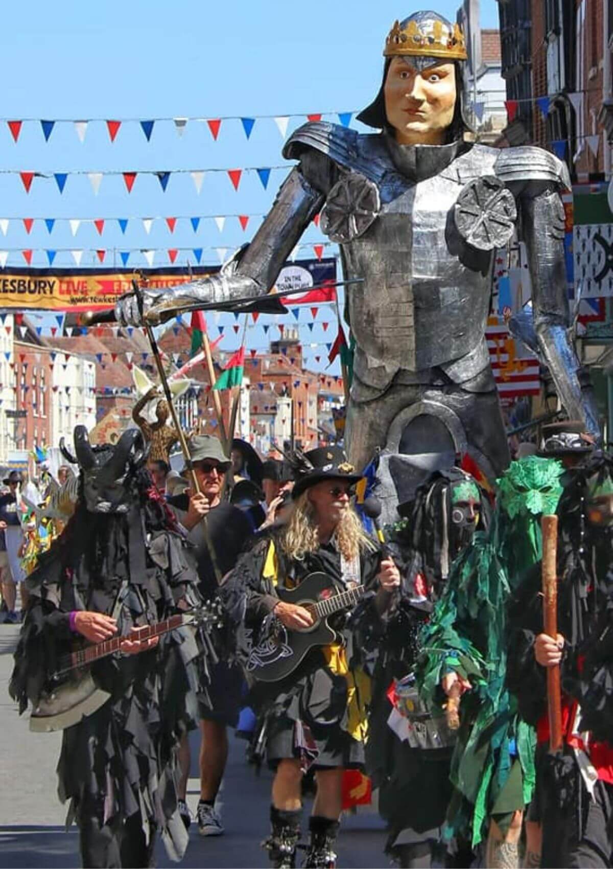 Day out in July at the Tewkesbury Medieval Festival