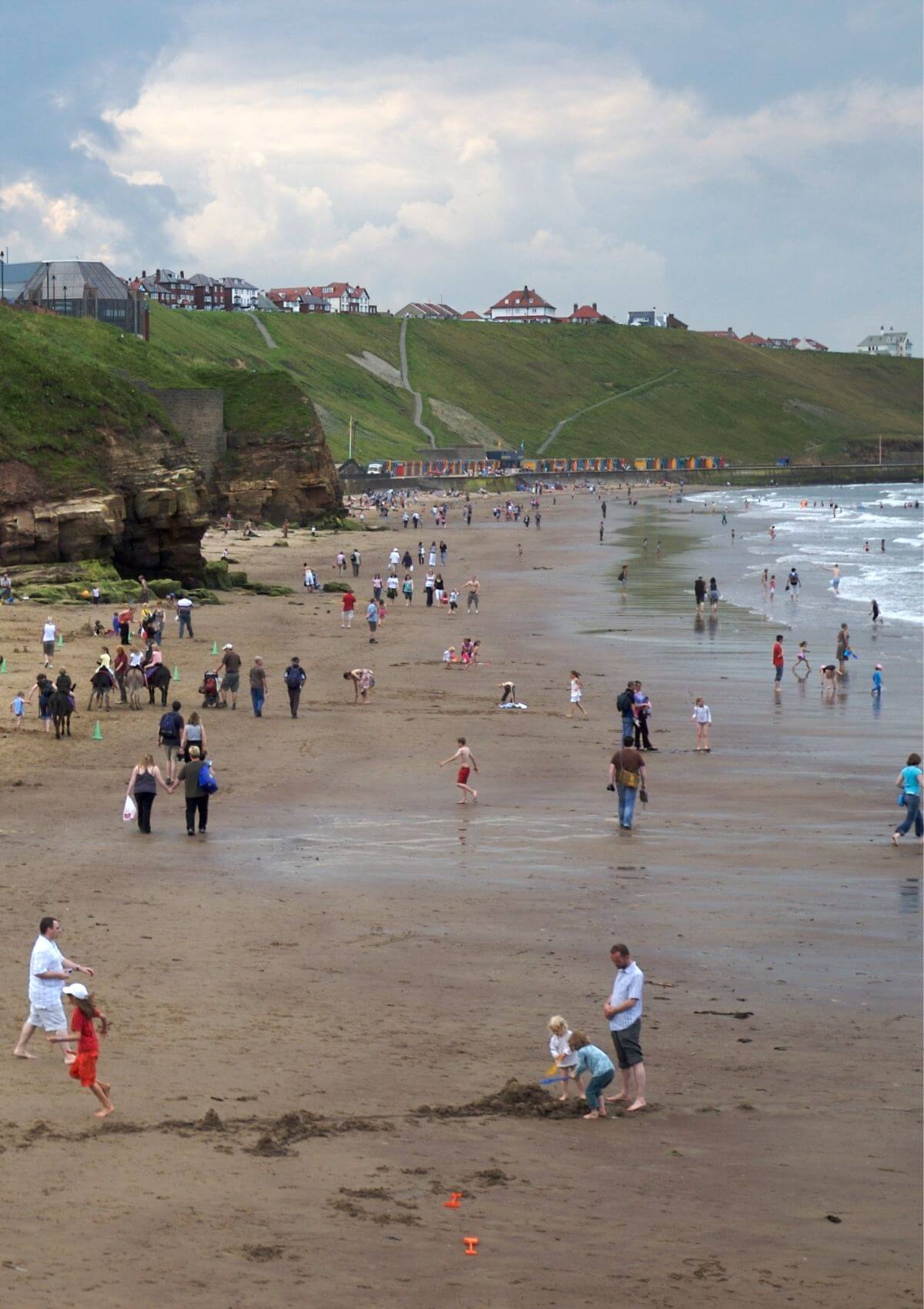 Whitby Beach in Yorkshire