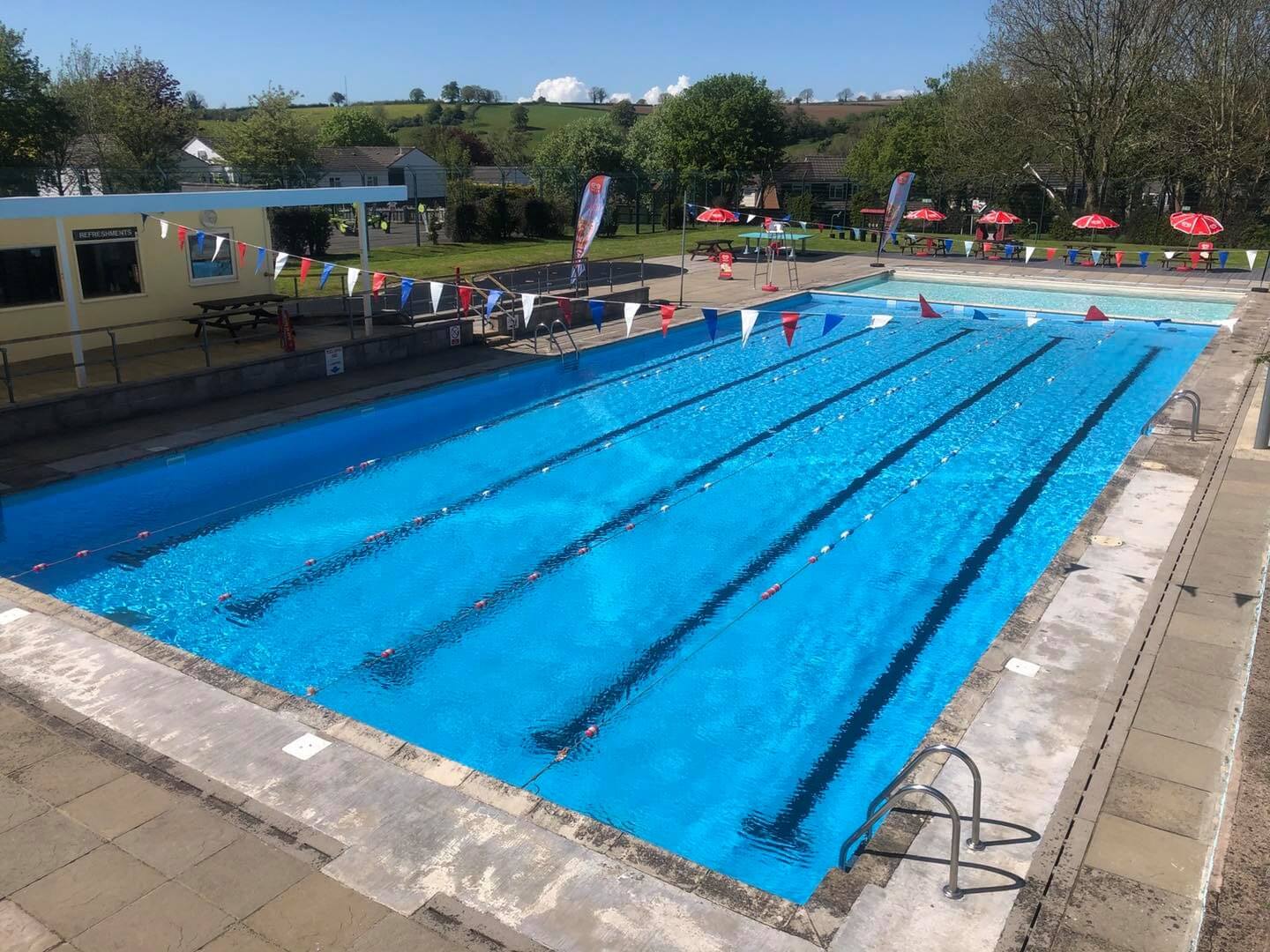 Shepton Mallet Lido, near Wells, Somerset