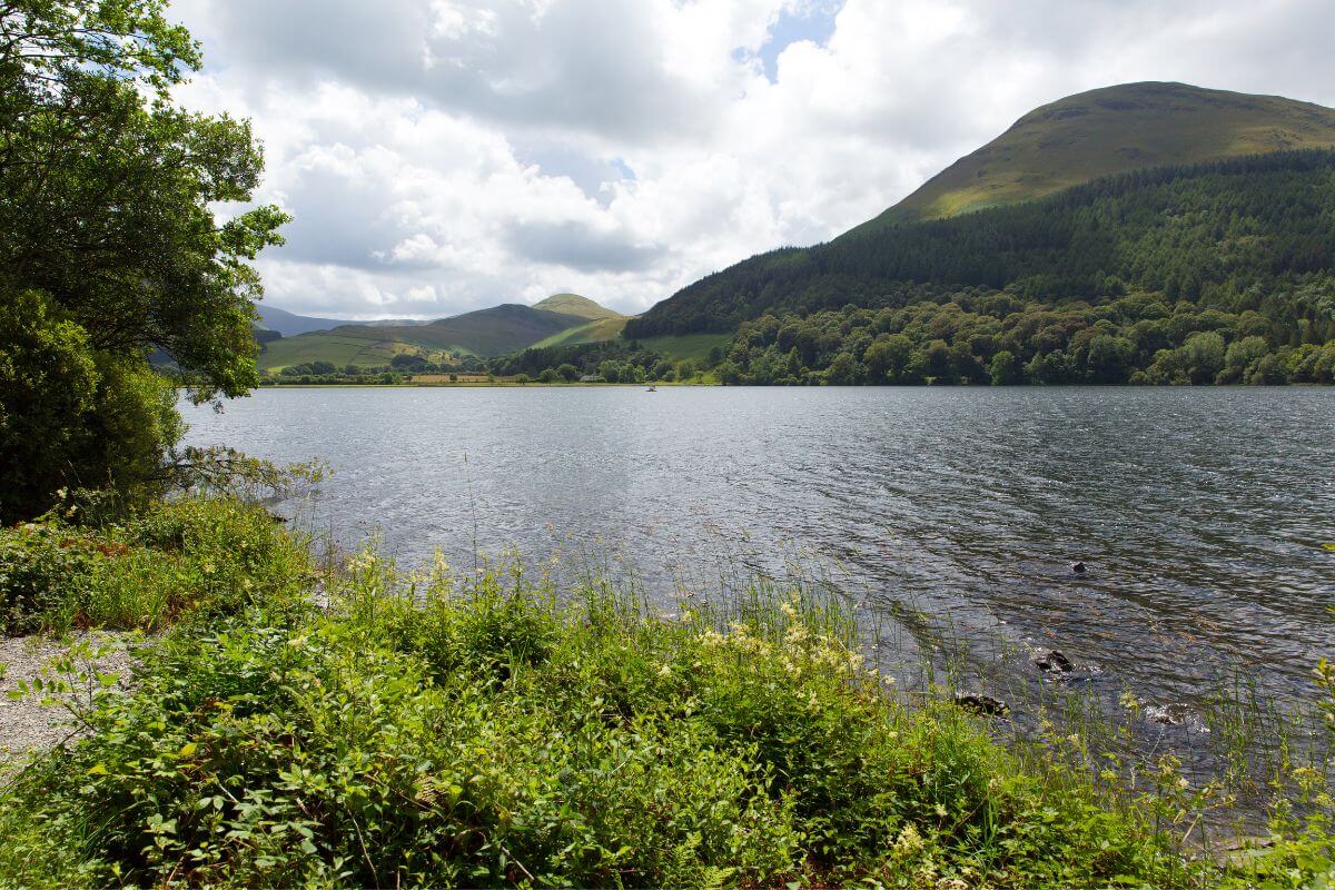 Loweswater lake in the Lake District near the town of Cockermouth