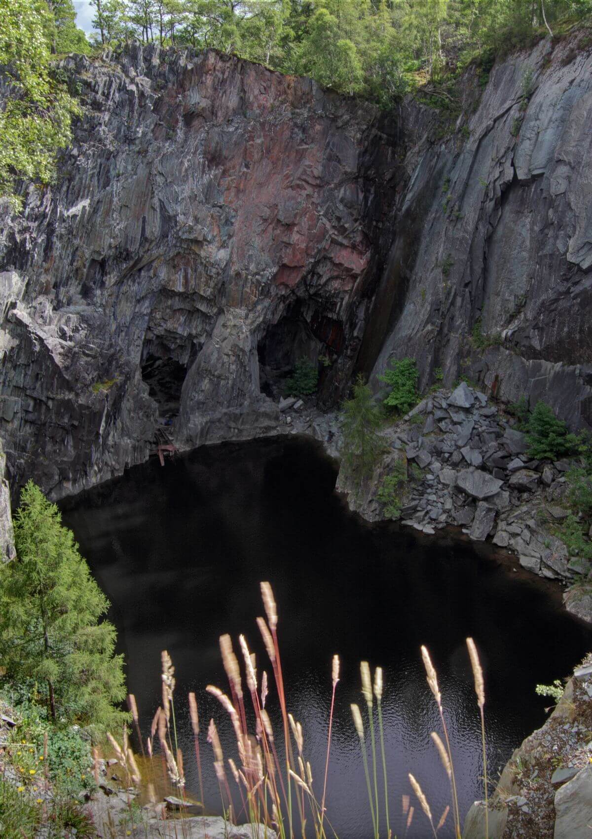 Hodge Close is a popular cave in the Lake District