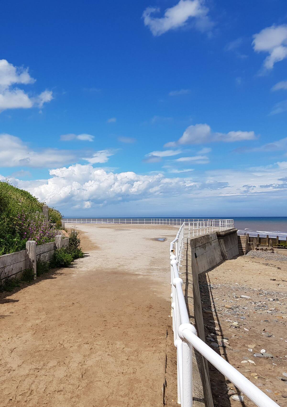 The Yorkshire coastal town of Hornsea 