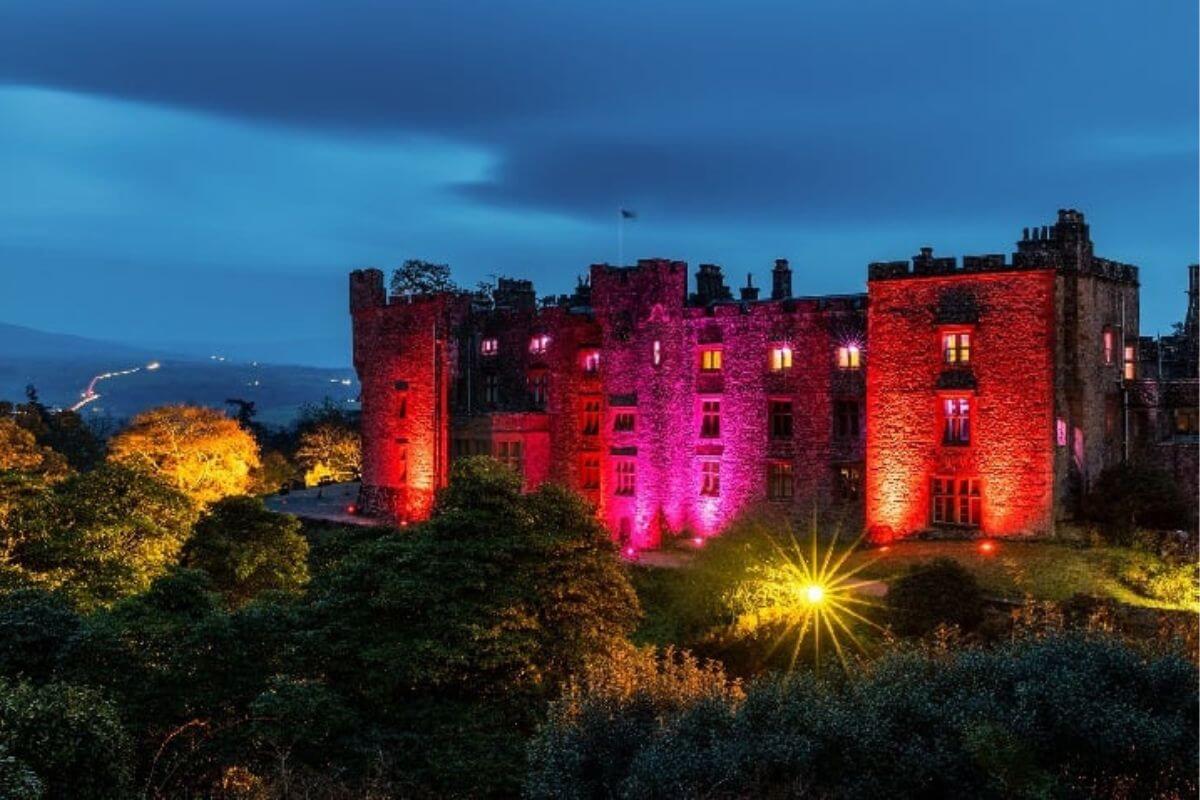 Muncaster Castle at Christmas in the Lake District