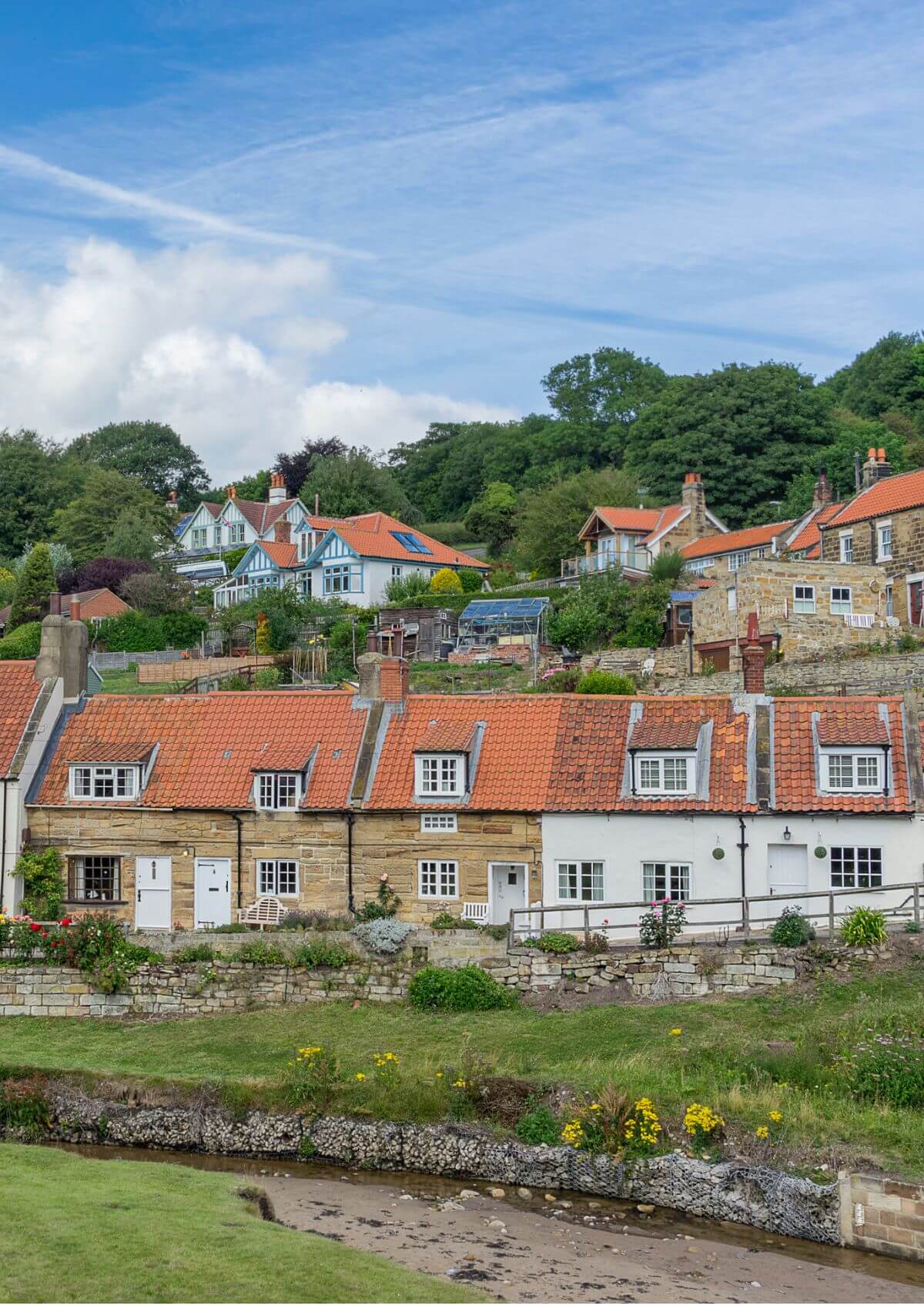 The Yorkshire seaside town of Sandsend