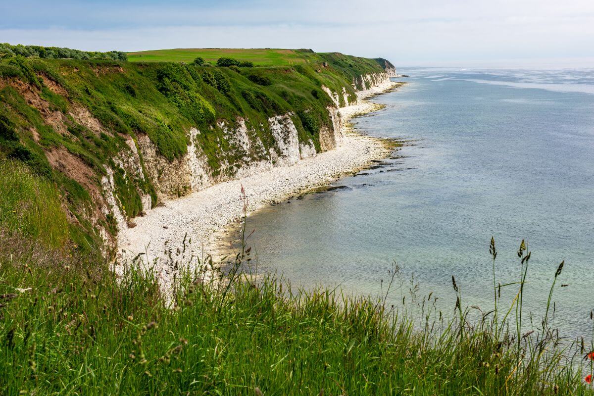 Sewerby coast in Yorkshire