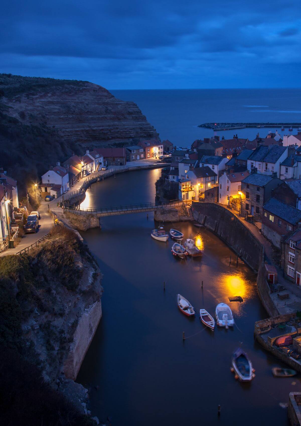 Yorkshire seaside town of Staithes