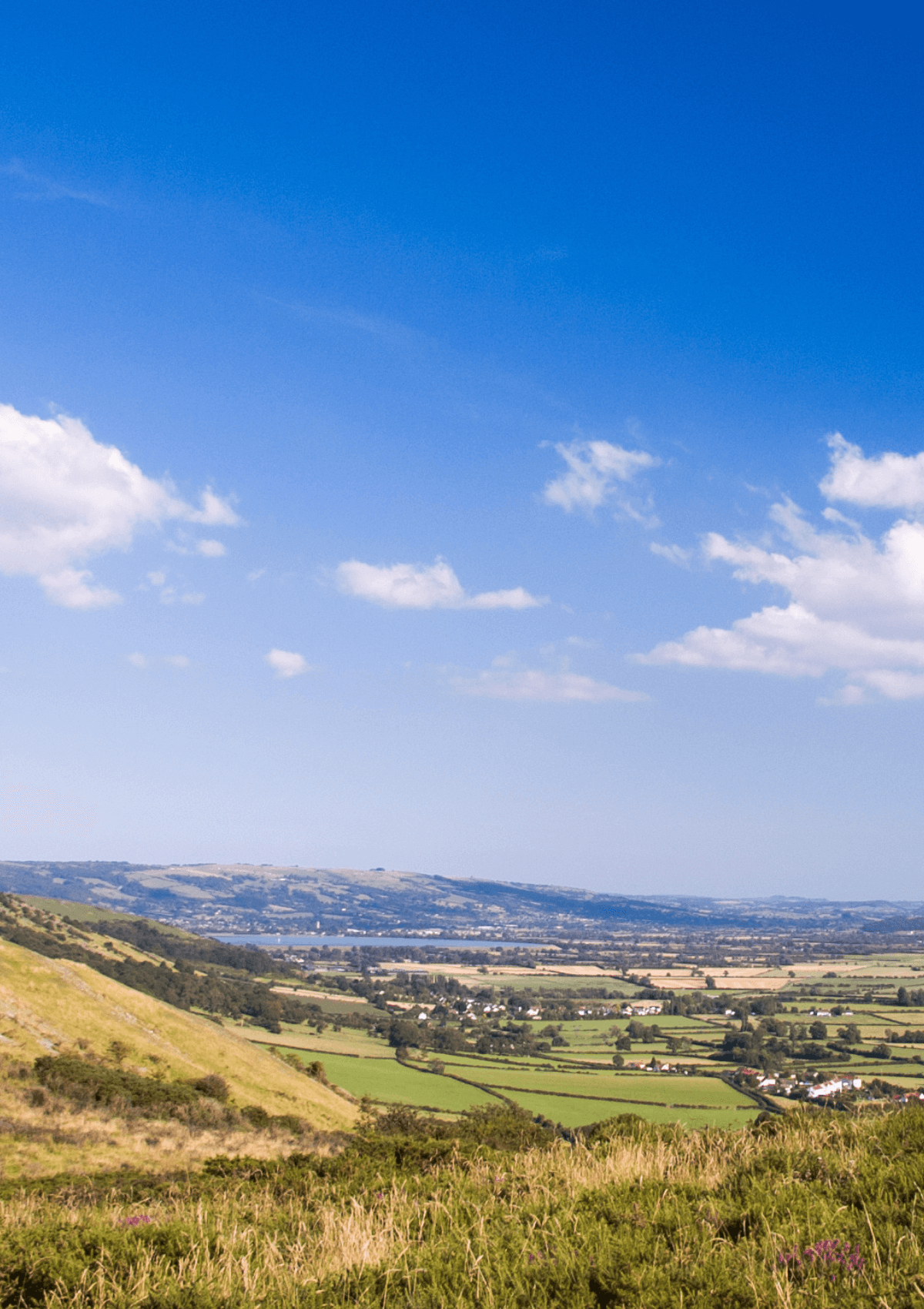 West Mendip Way from Wells, Somerset, England