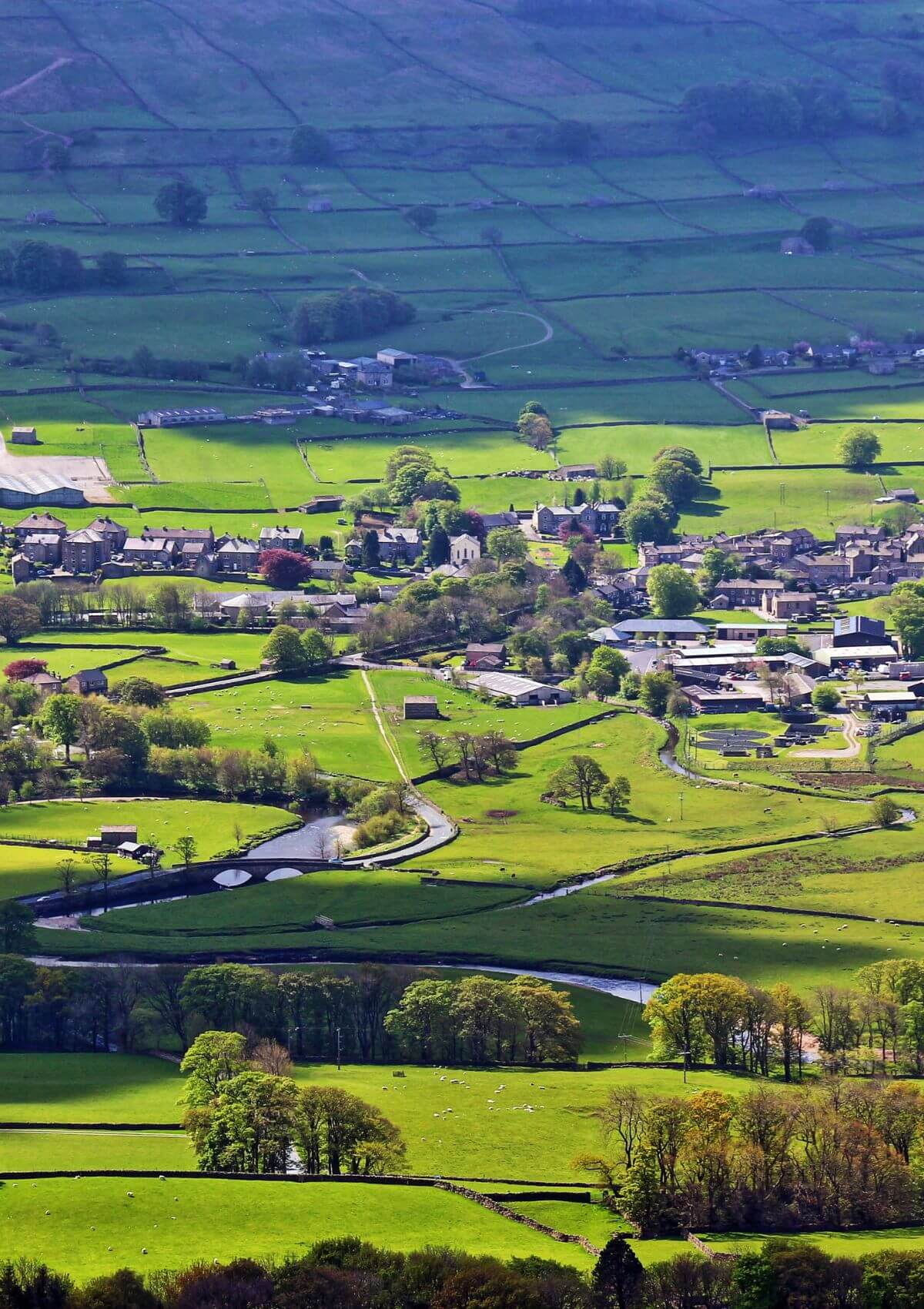 The quaint Yorkshire town of Hawes