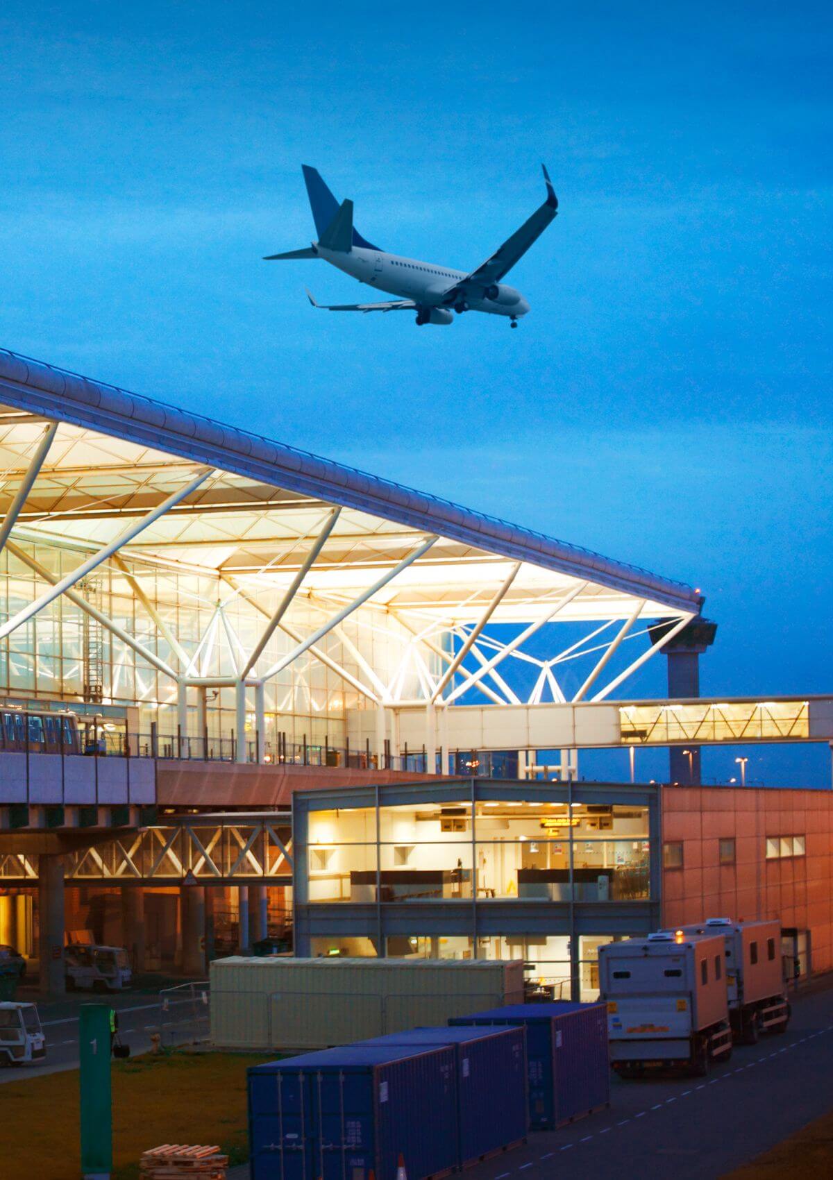 London Stansted Airport in England