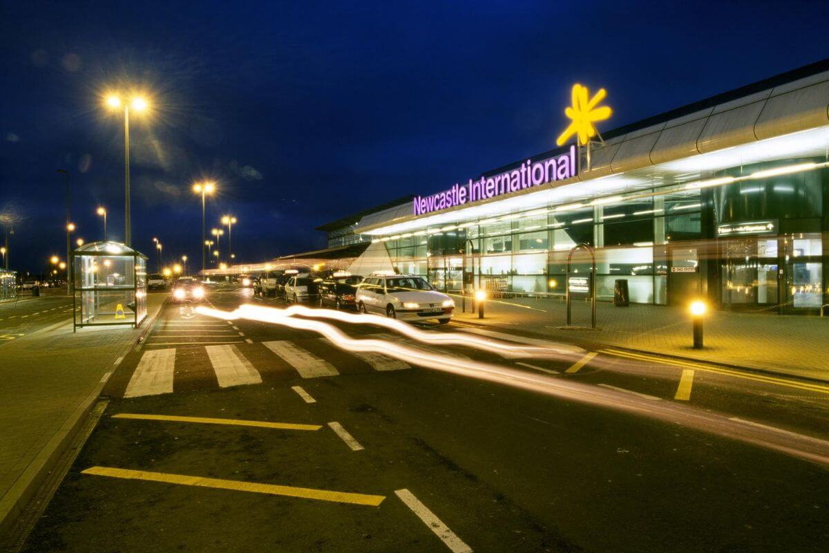 Newcastle International Airport in England