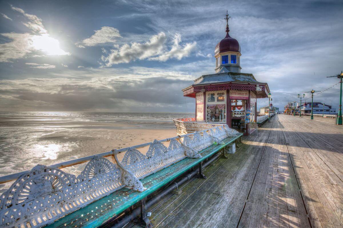 North Pier is a famous family attraction in Blackpool