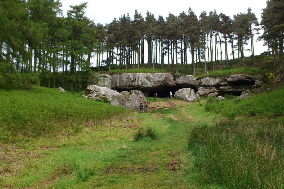 Saint Cuthbert’s Cave in England