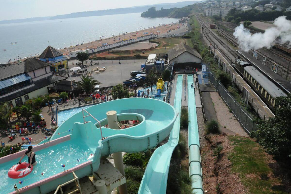 Splashdown Quaywest, the biggest outdoor waterpark in England