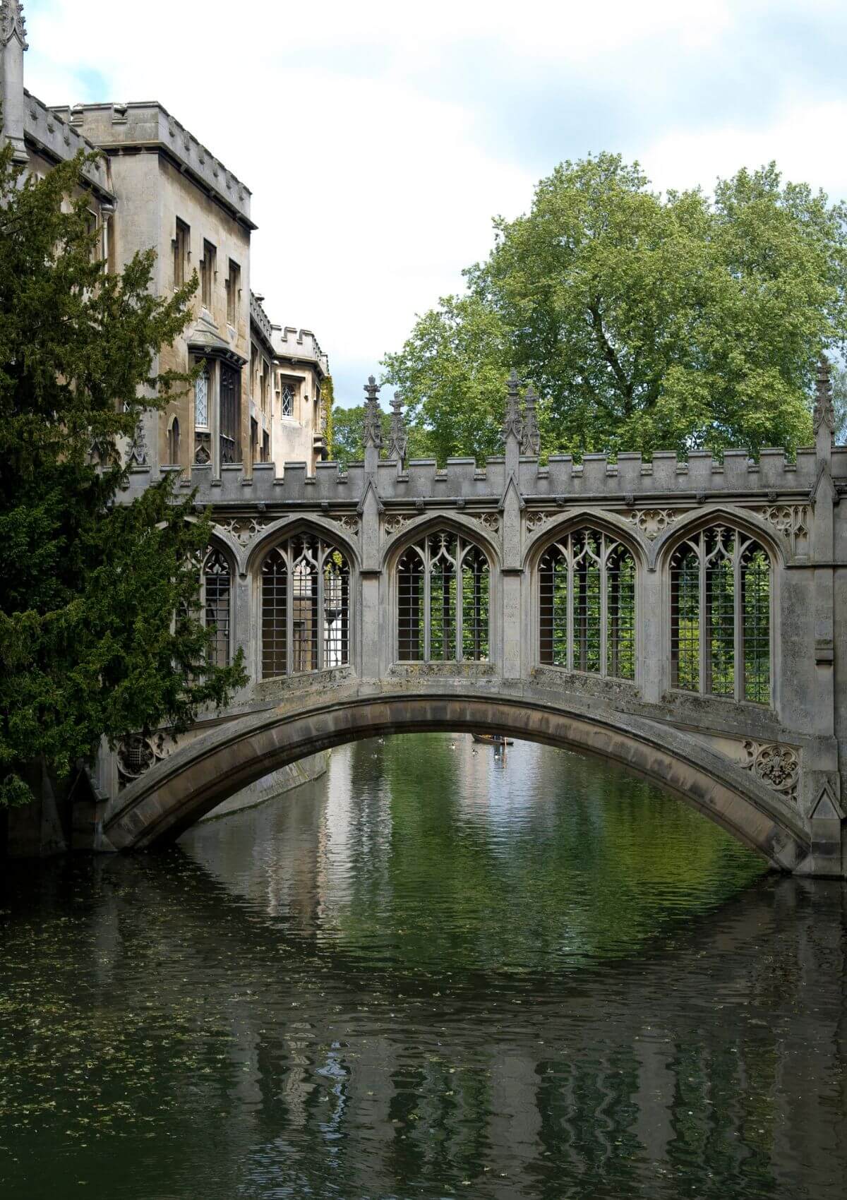 Le Pont des Soupirs à Cambridge, Angleterre