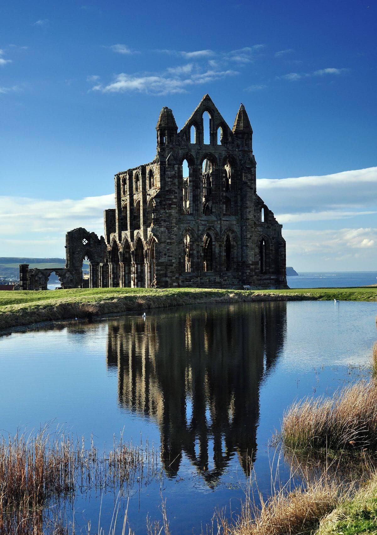 Whitby Abbey in North Yorkshire, England
