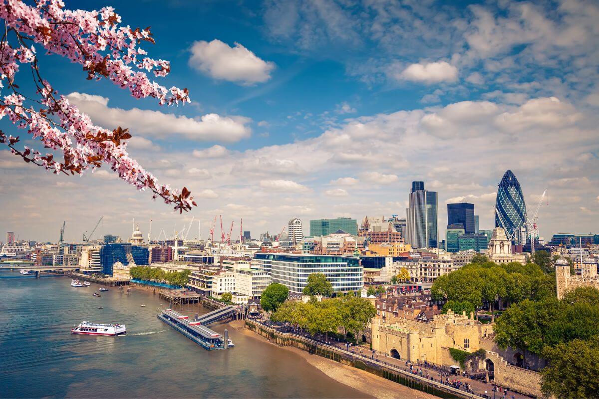 London in spring