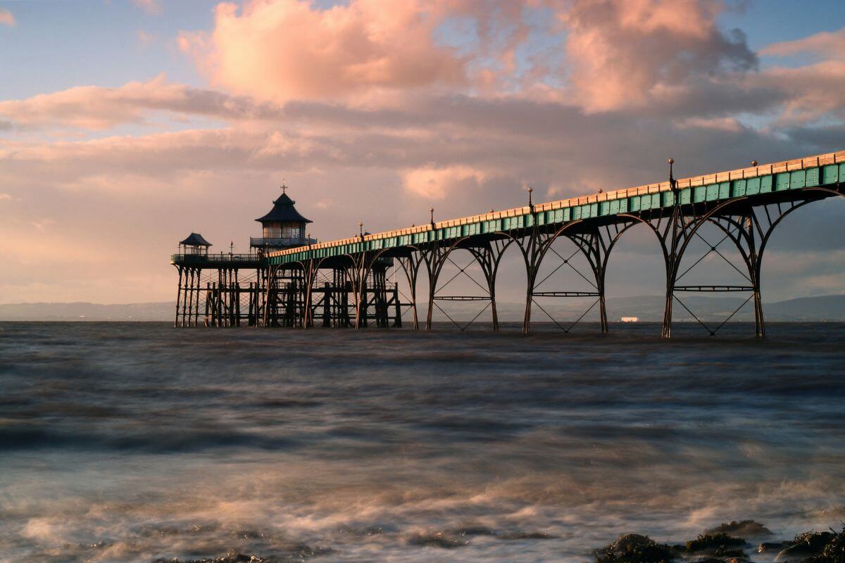 Clevedon Pier in England