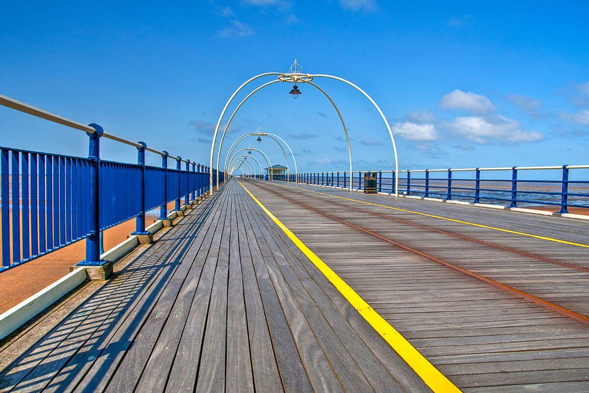 Southport Pier in England