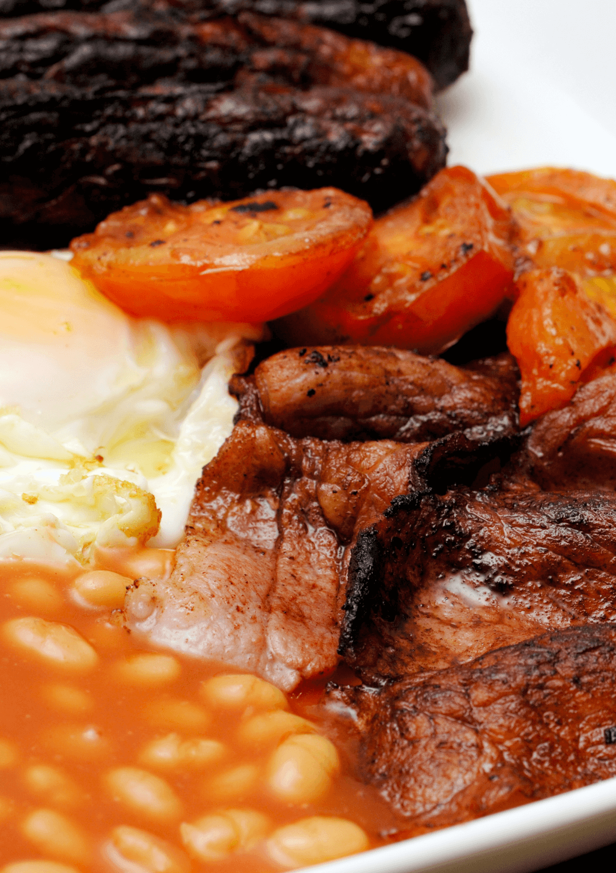 English fry-up breakfast 