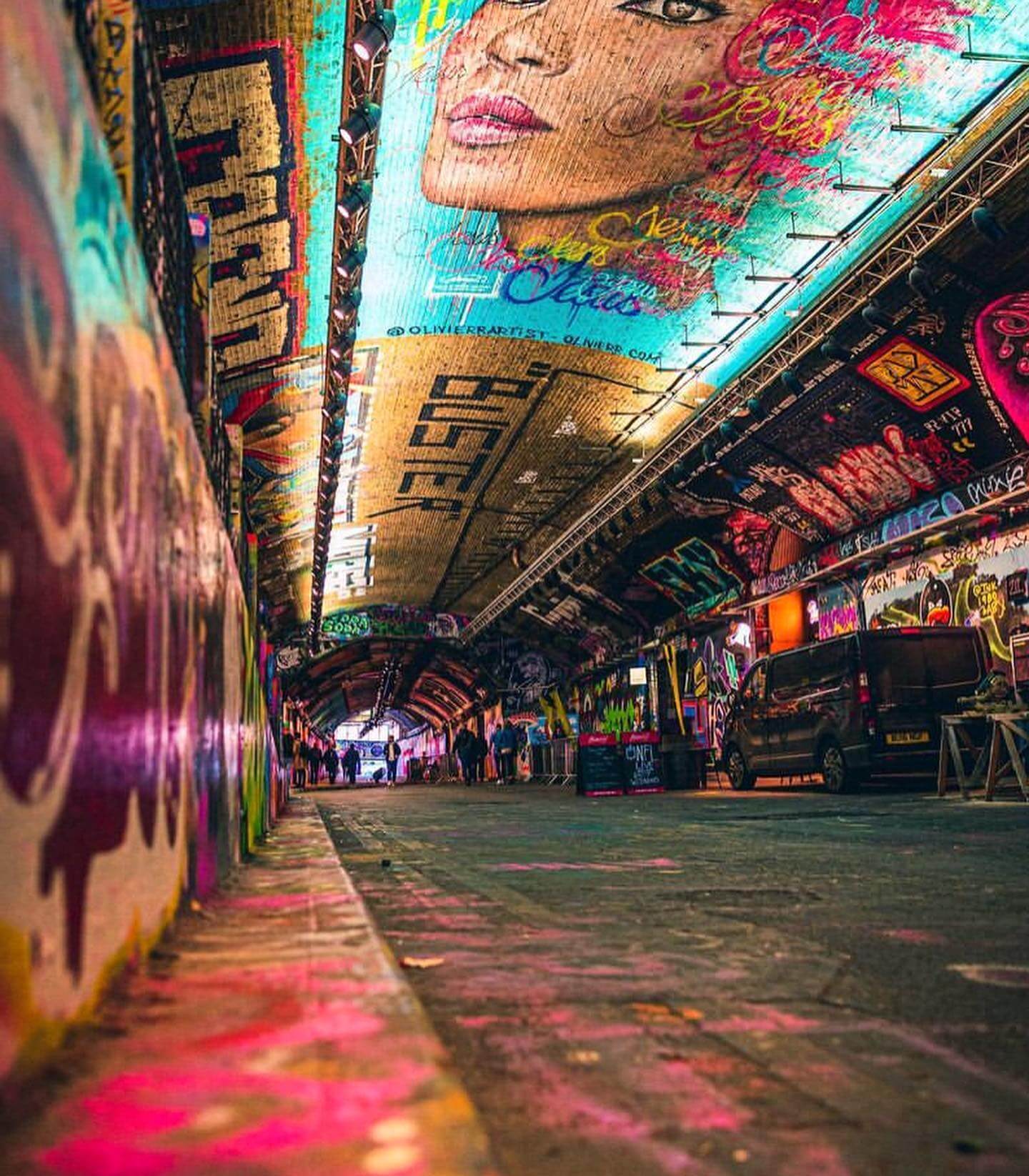 Leake Street Arches, London, England