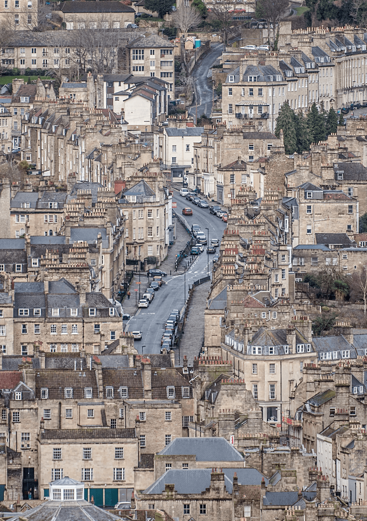 Streets of Bath, England