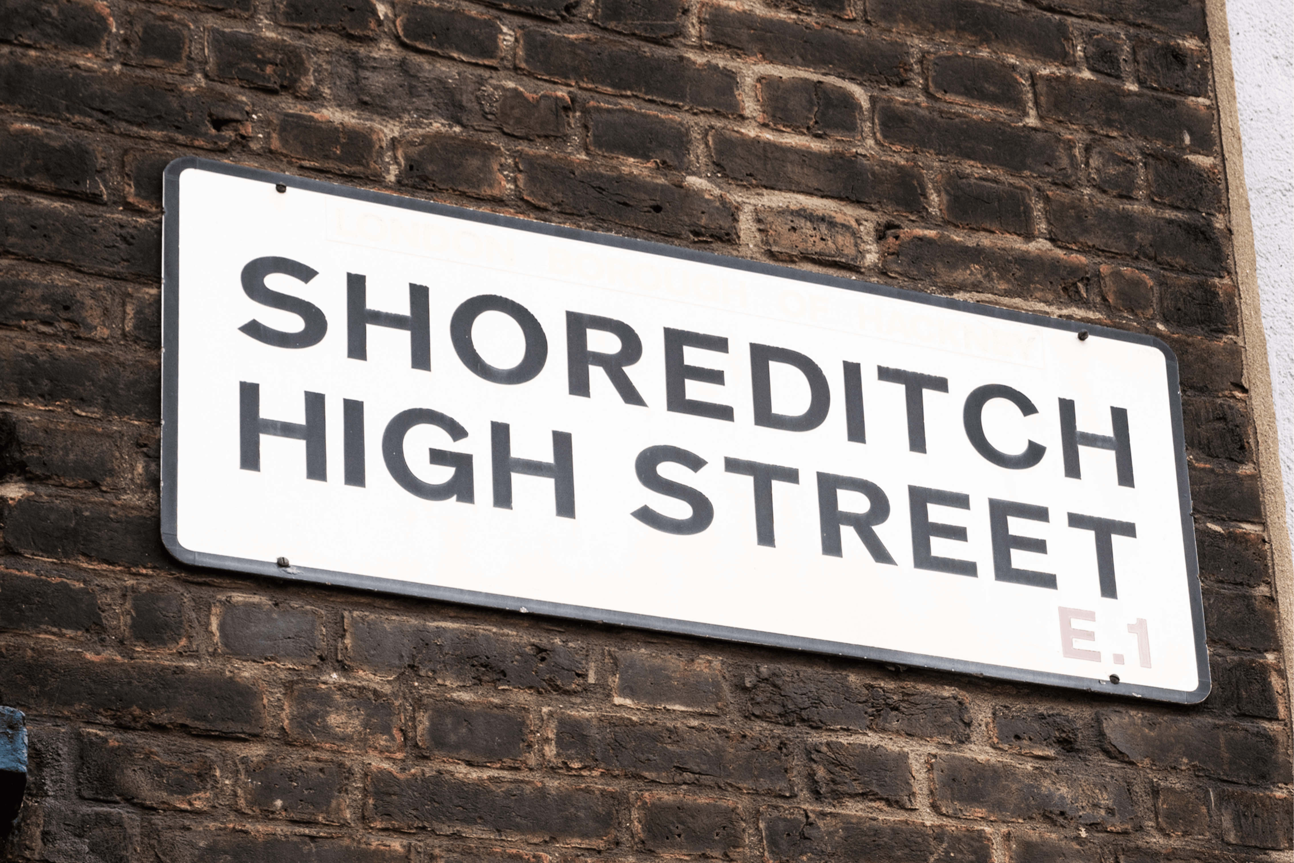 Shoreditch high Street sign