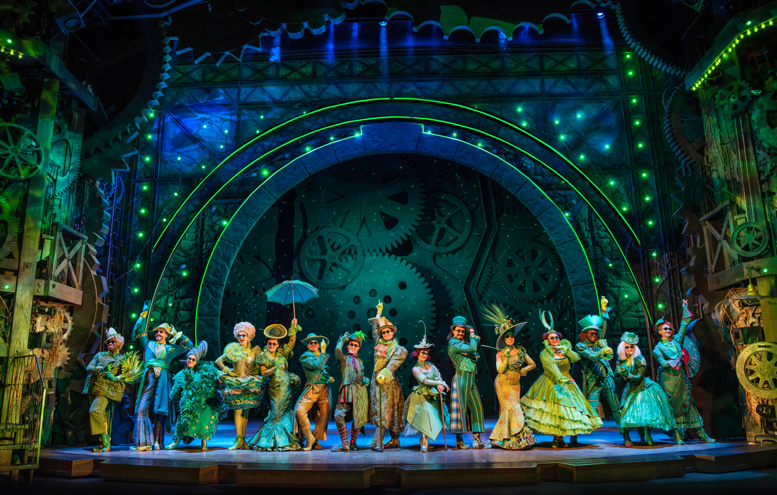 Cast of Wicked the Musical, West End, London, England