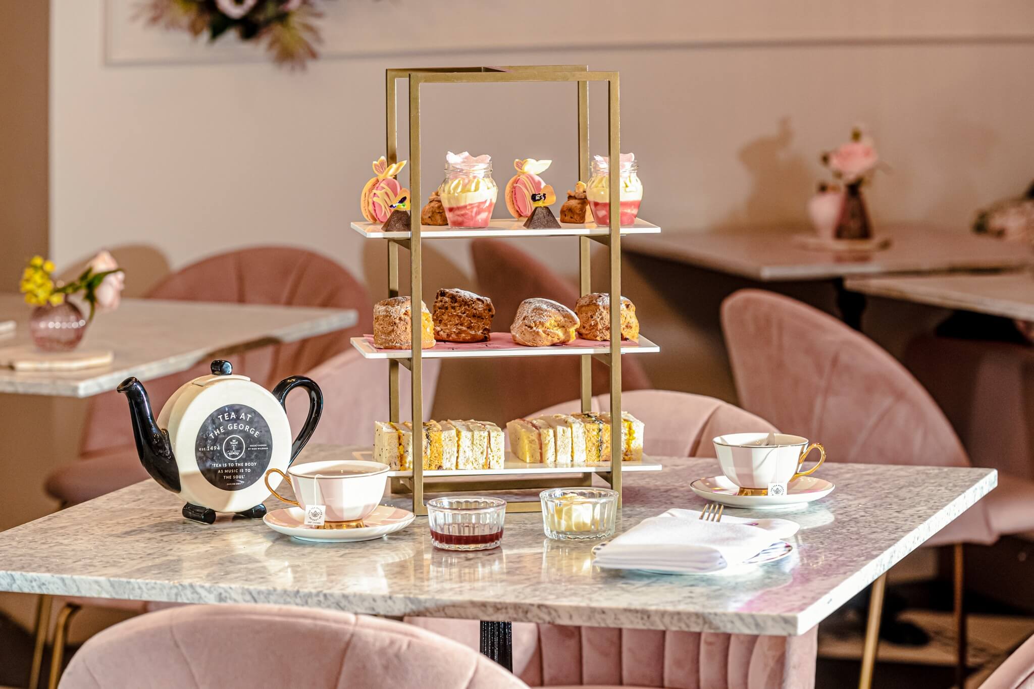 Tea at the George, Afternoon Tea, England