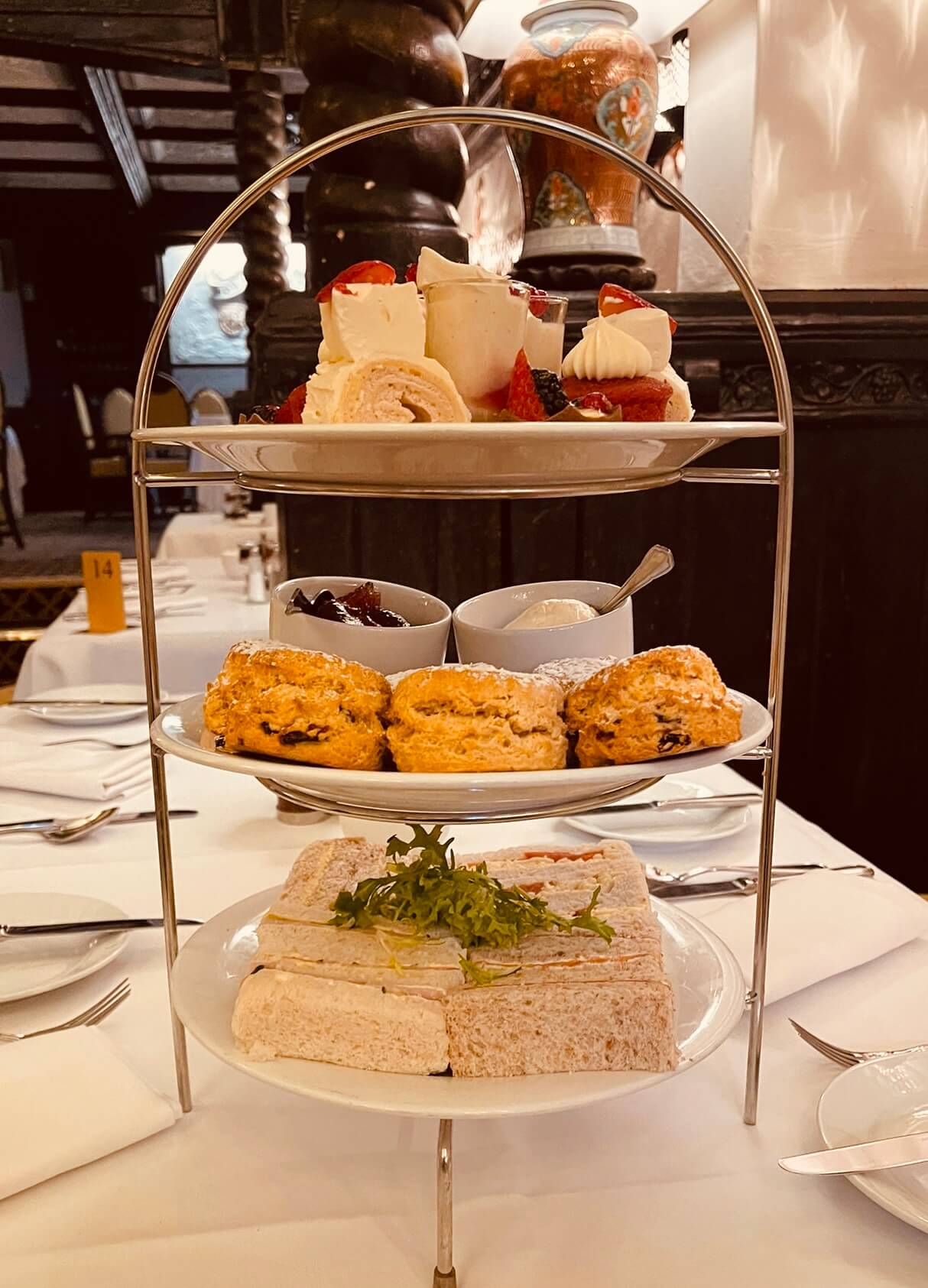 Marygreen Manor Hotel, Afternoon Tea, Essex, England