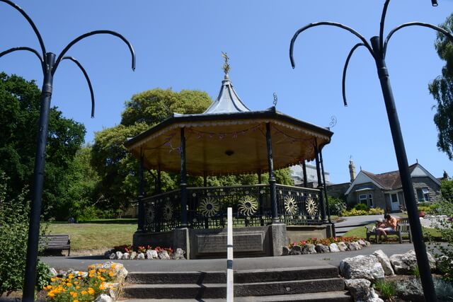 Bandstand at Victoria Gardens, Truro, Cornwall