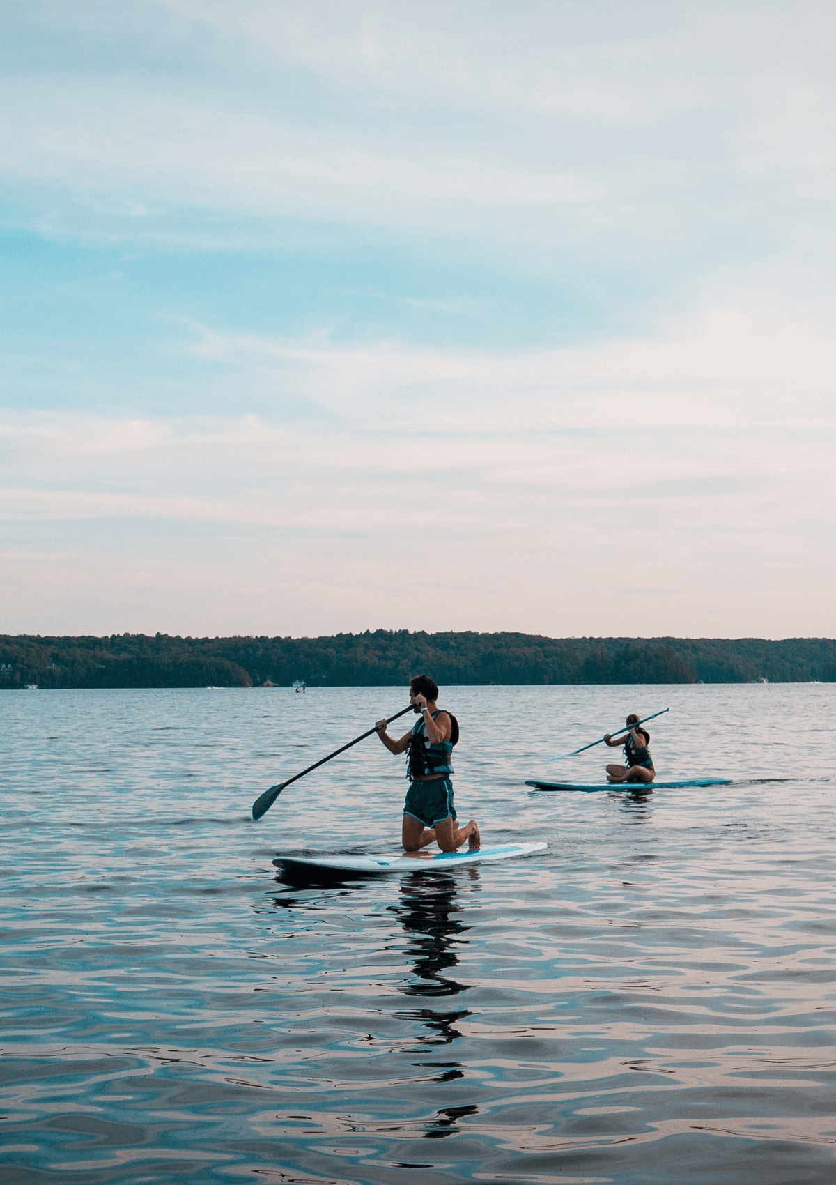 Paddle boarding, Northumberland