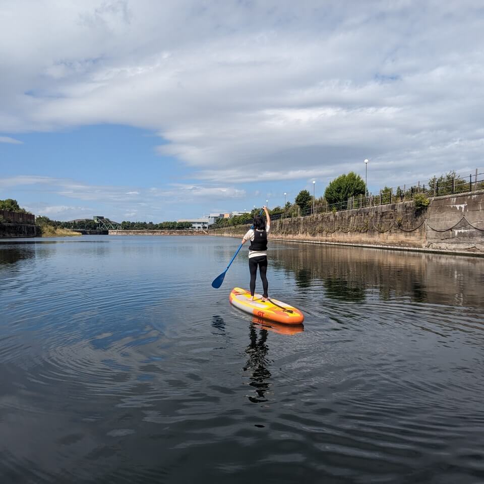 Paddleboarding with SUP Wirral in Merseyside, England