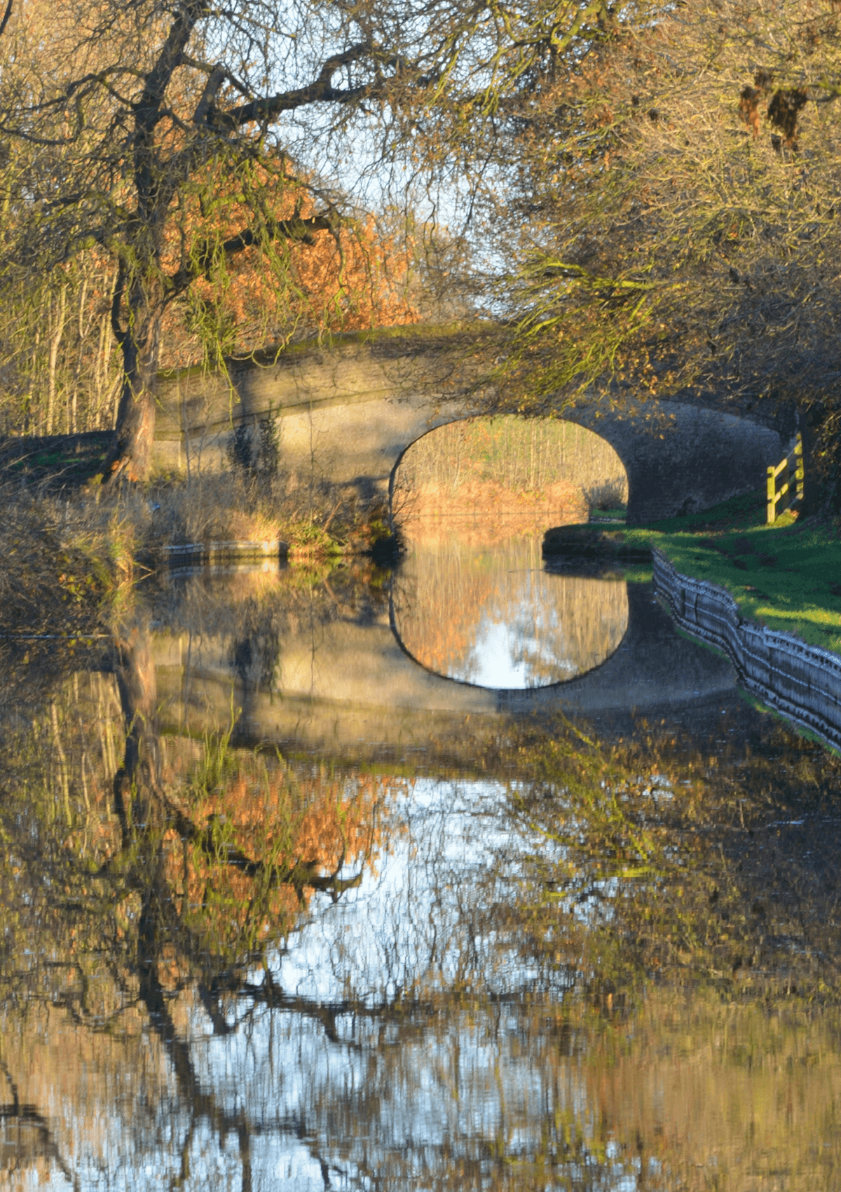 A bridge over the Llangollen Canal, Cheshire, England