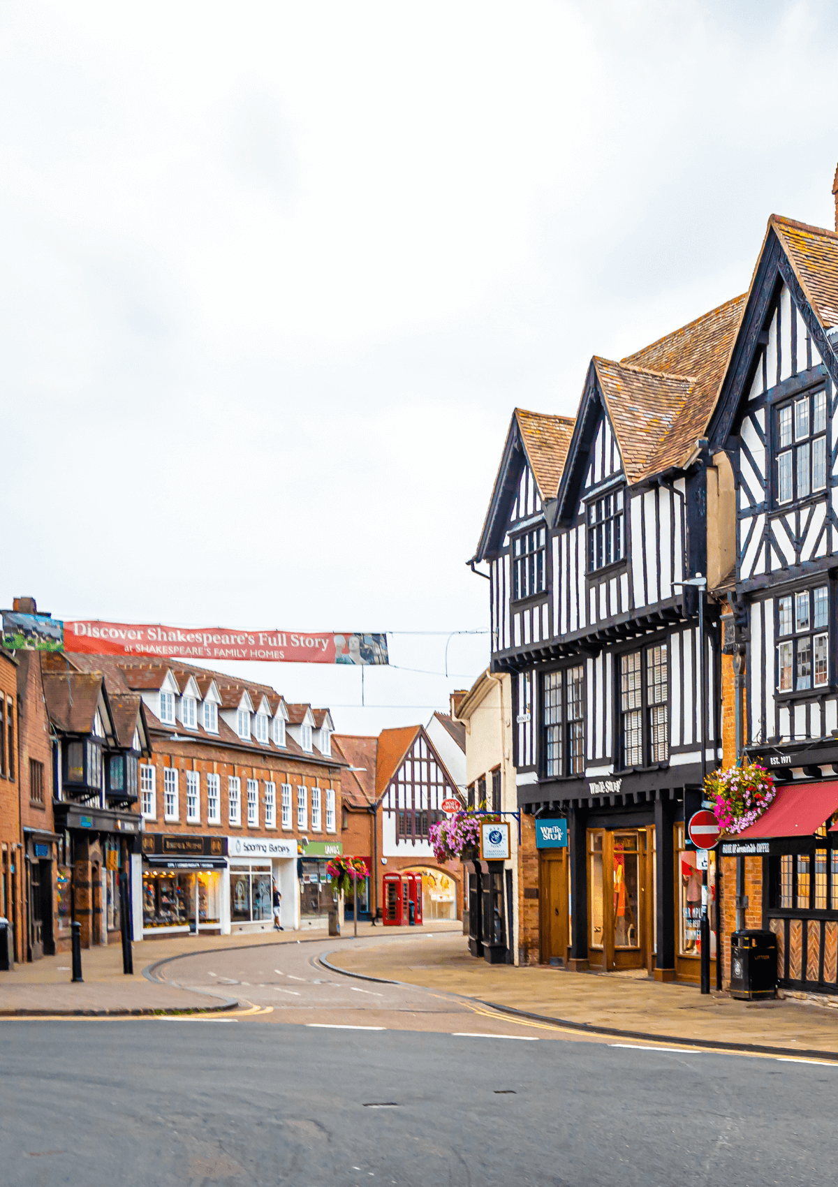 Houses in Stratford-Upon-Avon, England 