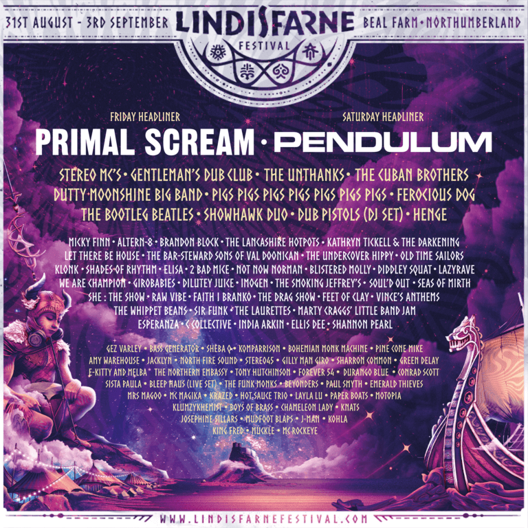 Lindisfarne Festival line-up