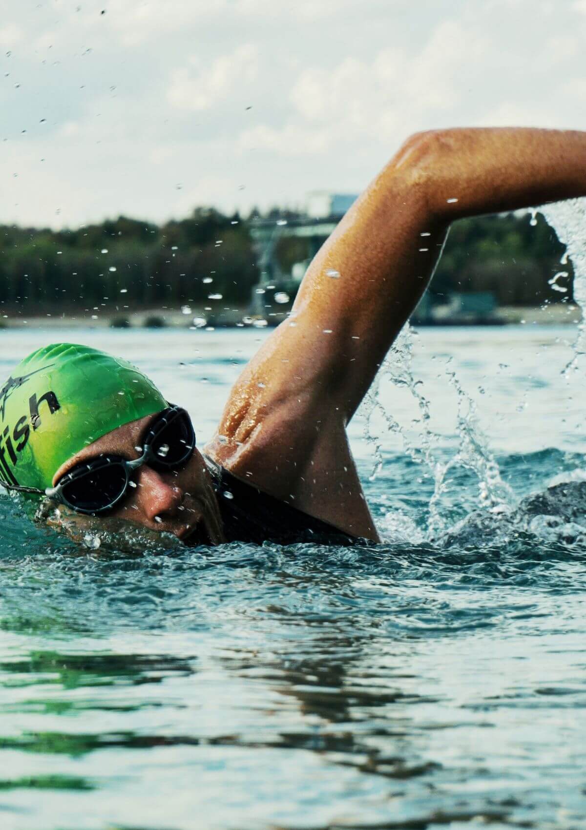 Wild swimming in England