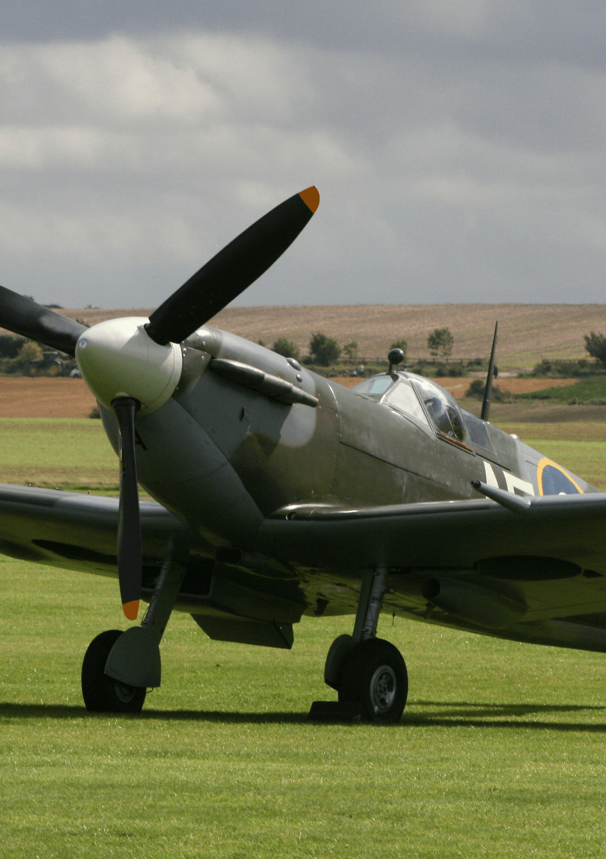 A plane at the Imperial War Museum in Duxford, England