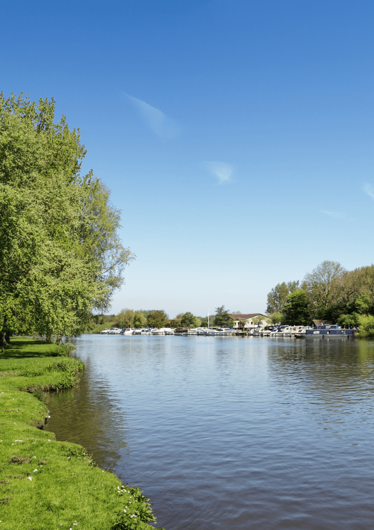 River in St Neots, Cambridgeshire, England