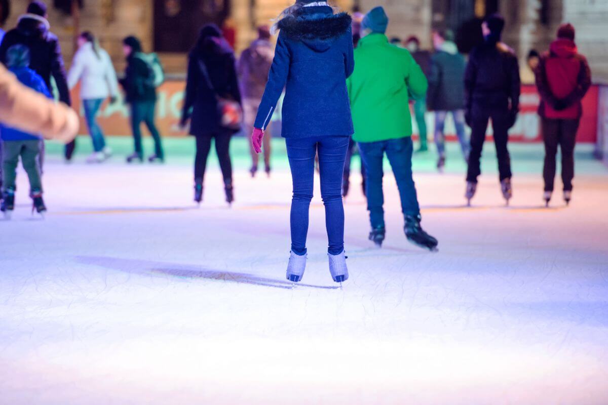 Ice skating