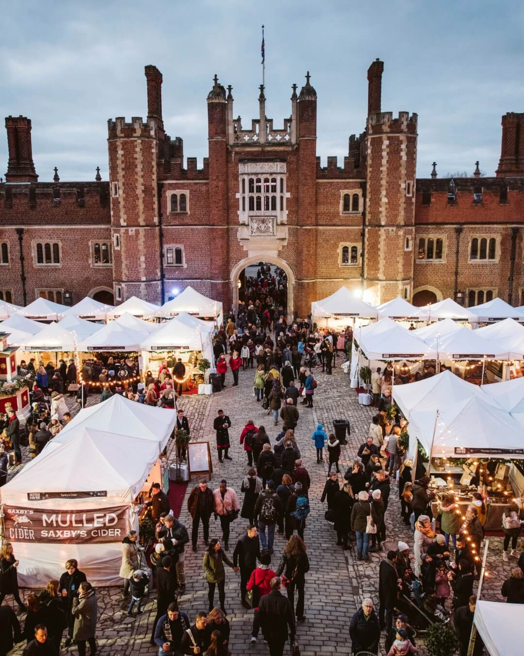Hampton Court Palace at Christmas 