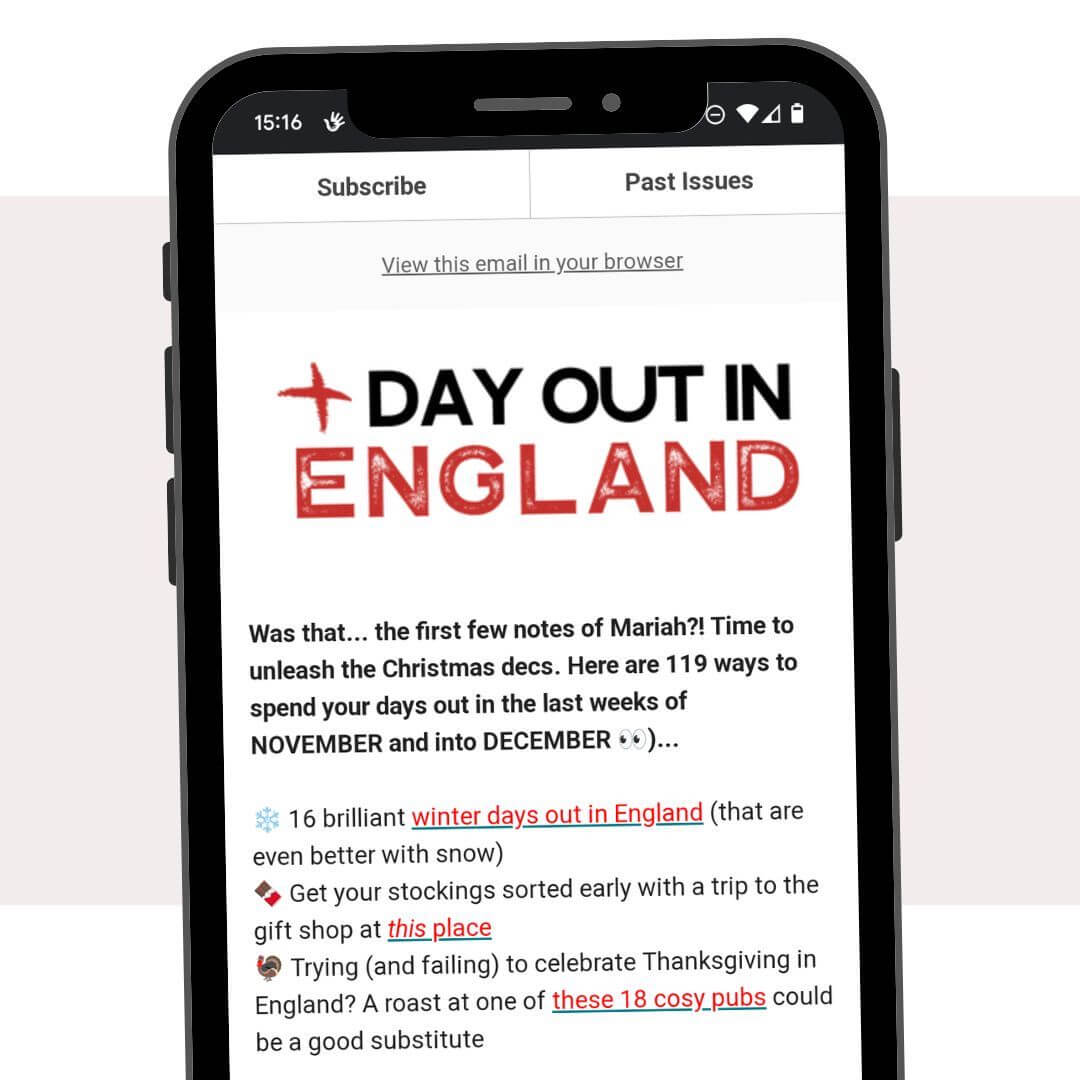 Newsletter about England