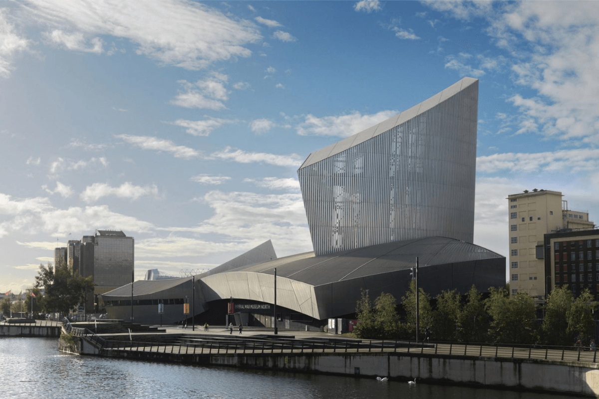Imperial War Museum North is a must-see on a day trip to Salford