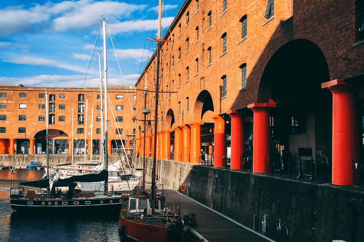 Liverpool waterfront is a romantic spot in the city for couples