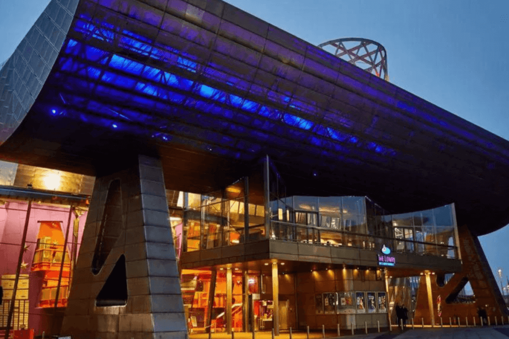 The Lowry Theatre at Media City in Salford Quays