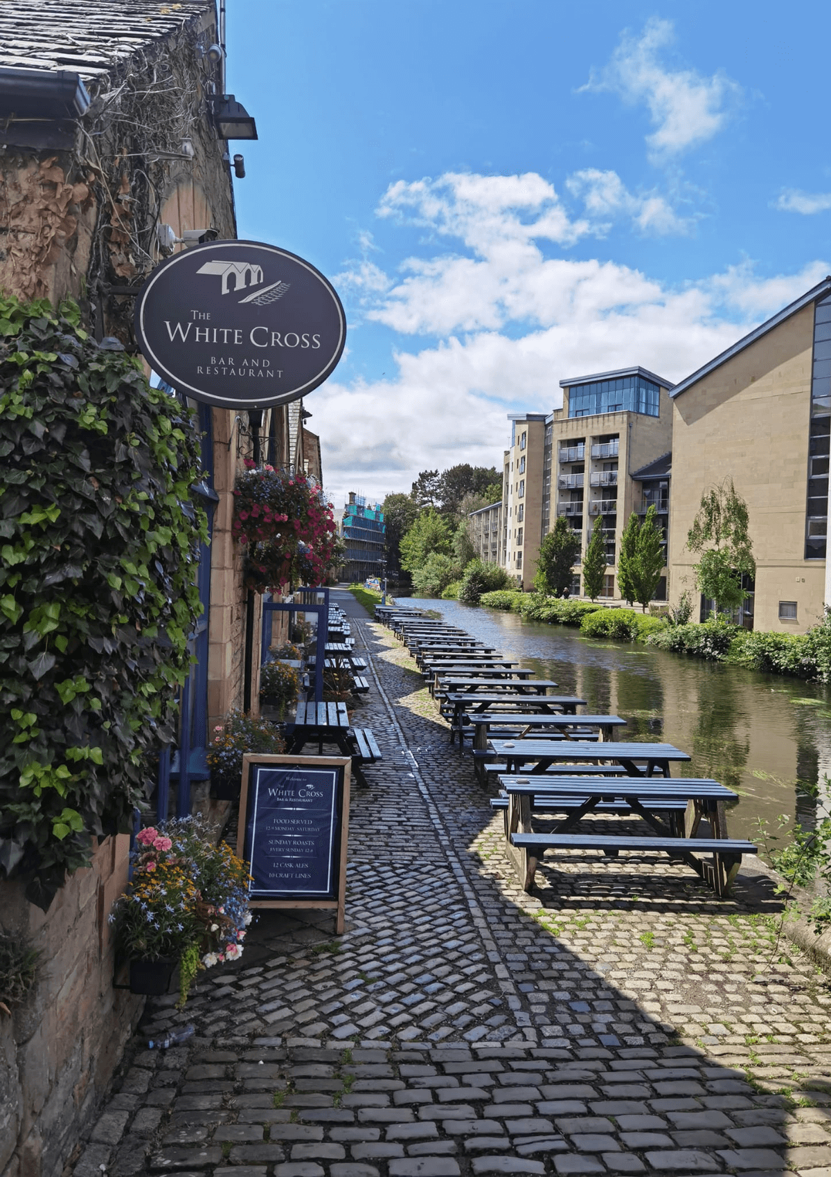 Lancaster city guide includes a stop at The White Cross for drinks